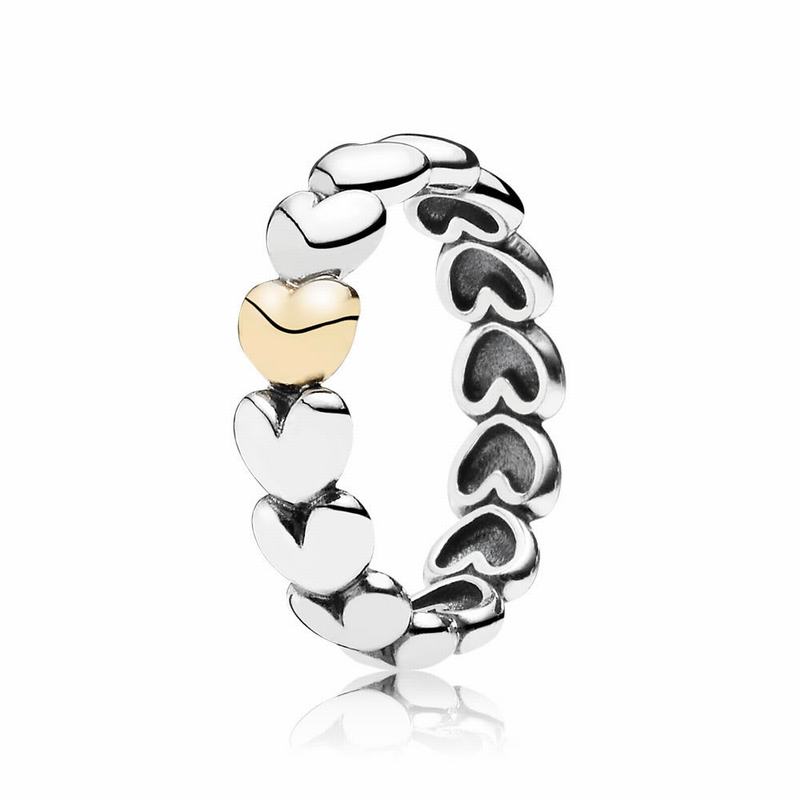 Pandora My One True Love Promise Ring Clearance NZ, Two Tone (475061-SBL)